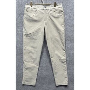 Lululemon Pants Mens 31x32 Khaki ABC Classic-Fit 5 Pocket Utilitech Canvas EUC